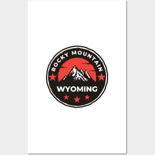 Rocky Mountain Wyoming - Travel Posters and Art